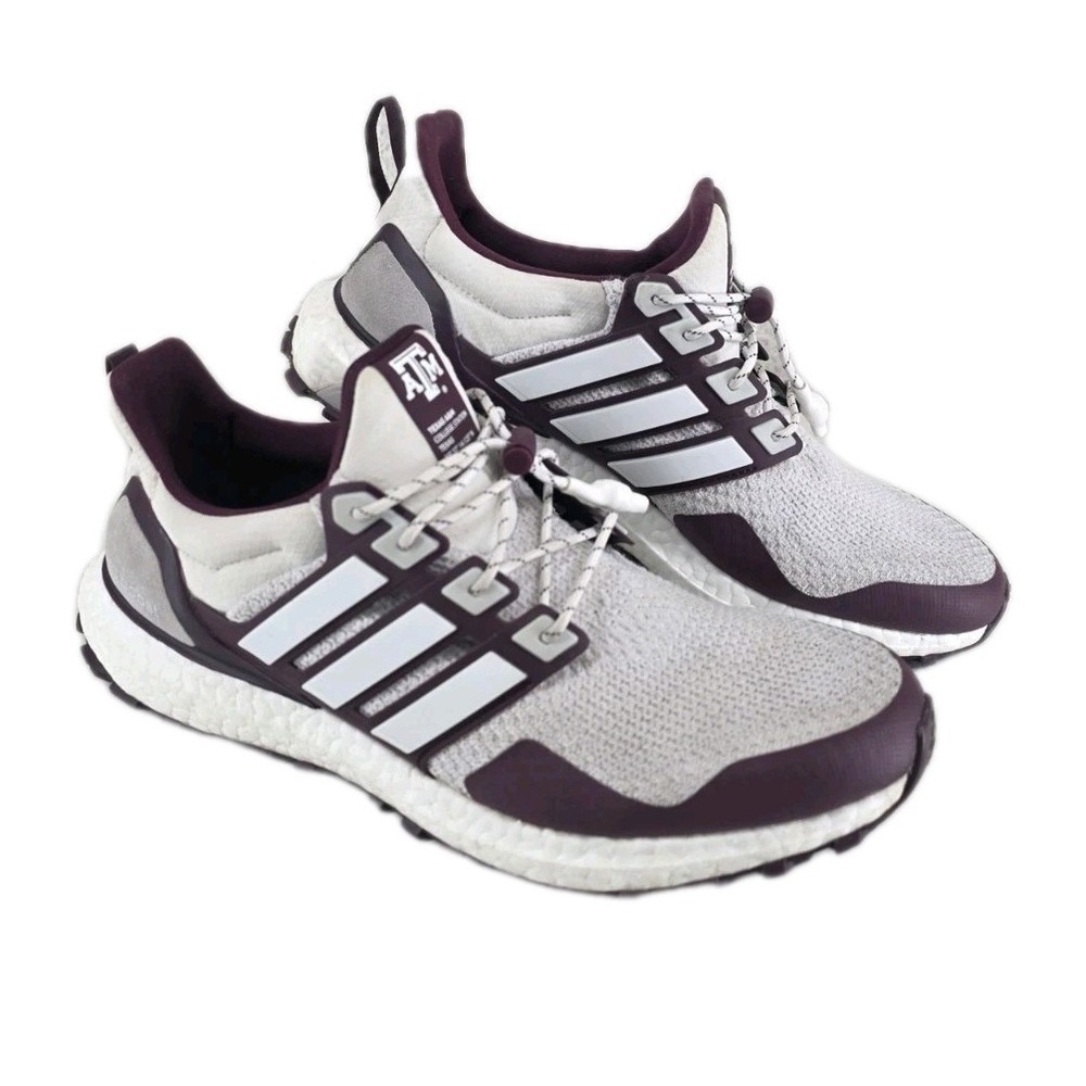 Adidas Ultraboost DNA Texas A&M College Station Shoes Mens 10.5 Maroon White - Picture 12 of 12